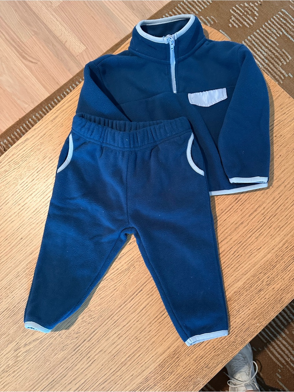 Tucker + Tate Navy Blue Fleece set